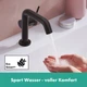 Cмеситель для умывальника однорычажный HANSGROHE Tecturis S CoolStart EcoSmart+ черный латунь 73321670 - изображение 6