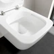 Унитаз подвесной безободковый белый VILLEROY&BOCH VENTICELLO без сиденья 4611R001 - изображение 3