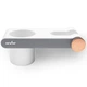 Держатель для фена MVM округлый пластиковый серый BP-33 white/gray - изображение 1