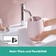 Cмеситель для умывальника однорычажный HANSGROHE Tecturis S EcoSmart+ хром латунь 73312000 - изображение 4