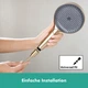 Шланг для душа HANSGROHE Designflex 2000мм силиконовый бронза 28230140 - изображение 3