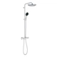 Душевая система с термостатом GROHE QuickFix Vitalio Start 26677001 с верхним душем латунь хром CV033239 - изображение 1