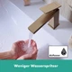 Змішувач для умивальника з джойстиком HANSGROHE Tecturis E EcoSmart+ бронзовий латунь 73011140 - зображення 4