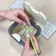 Відро для сміття 2 л з кришкою пластикове бежеве MVM BIN-06 2L BEIGE - зображення 10