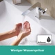 Змішувач для умивальника одноважільний HANSGROHE Tecturis E EcoSmart+ хром латунь з донним клапаном 73020000 - зображення 4