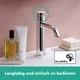 Cмеситель для умывальника однорычажный HANSGROHE Tecturis S EcoSmart+ хром латунь 73311000 - изображение 5