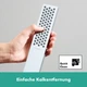 Душова лійка-трубка HANSGROHE Pulsify E EcoSmart 25мм пластик хром 24320000 - зображення 4