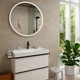 Cмеситель для умывальника однорычажный HANSGROHE Tecturis S EcoSmart+ черный латунь с донным клапаном 73314670 - изображение 6