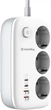 Сетевой фильтр-удлинитель ColorWay 3 розетки/4USB GaN3 Pro PD (2USB-A + 2 TYPE-C) (65W) 2 м White (CW-CHE34PDW) - изображение 2