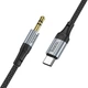 Кабель HOCO fresh digital audio conversion Cable Type - C UPA26 |1m, DAC| Black - зображення 7