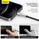 Кабель BASEUS Lightning Cafule Series Metal Data Cable |1M, 2.4A| (CALJK-A05) черный - изображение 4