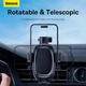 Держатель Baseus UltraControl Pro Series Clamp-Type Car Holder Set |5.4-7.2"| черный - изображение 13