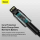 Кабель Baseus Type-C to Lightning Tungsten Gold Fast Charging Data Cable |1m, 20W| черный - изображение 7