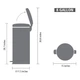 Відро для сміття з педаллю Brabantia Pedal Bin 30 л White 111785 - зображення 5
