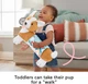 Мягкая подушка для игры на животике Щенок 3 в 1 Фишер-Прайс Fisher-Price 3-in-1 Plush Puppy Tummy Wedge (HJW10) - изображение 7