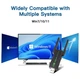 Двохдіапазонний USB Wi-Fi 5 650Mbps (AC) адаптер DERAPID 2.4/5GHz Wireless Lan Card Black UWA-2 (DE-AC650M) - зображення 3