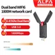 Двохдіапазонний USB 3.0 Wi-Fi 6 1800Mbps (AX) адаптер ALFANEXT 2.4/5GHz (FU-AX1800A) - зображення 2