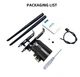 Трьохдіапазонний PCI-E Wi-Fi 6E 5374Mbps + BT5.3 (Intel AX210) адаптер Highka 2.4G/5G/6Ghz + Bluetooth 5.3 (PCE-AXE3000-H) - зображення 4