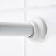 Штанга для шторы в ванную IKEA БОТАРЕН, белый, 120-200 см, 903.149.73 - изображение 3
