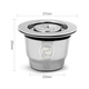 Капсула многоразовая из нержавеющей стали для кофемашины Nespresso от ICafilas, глянцевая - изображение 2