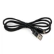 Дата кабель USB 2.0 AM to Micro 5P 1m nylon black Vinga (VCPDCMNB1BK) - зображення 3