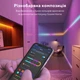 Світлодіодна стрічка Govee RGBIC Basic Wi-Fi + Bluetooth LED Strip Light With Protective Coating 10м Білий (H619C3D1) - зображення 7