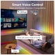 Світлодіодна стрічка Govee RGBIC Basic Wi-Fi + Bluetooth LED Strip Light With Protective Coating 10м Білий (H619C3D1) - зображення 8