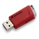 USB флеш накопитель Verbatim 3x16GB Store 'n' Click Red/Blue/Yellow USB 3.2 (49306) - изображение 8