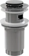 Донный клапан для умывальника ALCA PLAST CLICK-CLAK 5/4" с малой заглушкой (8594045935387) - изображение 1