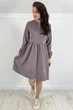 Вельветова сукня M-L 46-48 Темна пудра - изображение 1