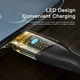 Кабель зарядний Essager Type-C to Type-C Interstellar Transparent Design 100 W 1 м Blue (EXCTT1-XJ03-P) - зображення 4