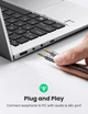 Спліттер UGREEN перехідник-розгалужувач 3.5mm 2 AM to 3.5mm AF з нейлоновою оплеткою 22СМ Metal Black (50255) - зображення 2