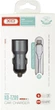 Автомобильное зарядное устройство XO Car Charger Set Lighting Gray (TZ09) - изображение 2