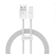 Кабель зарядный Baseus USB - Lightning Dynamic 2.4 A 2 м White (CALD000502) - изображение 1