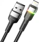 Кабель зарядный Essager USB - Lightning Colorful LED 2.4A USB Cable Fast Charging 1 м Black (EXCL-XCD01) - изображение 3