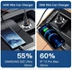 Автомобільний зарядний пристрій у прикурювач Essager Gyroscope Mini Charger 45W Blue (ECCAC45-TL03-Z) - зображення 5