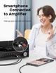 Кабель аудіо Ugreen 3.5 mm to 2RCA Audio Cable стерео Y-розгалужувач 2 м Black (AV116) - зображення 2