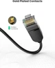 Патч корд Ugreen сетевой кабель 10 Гбит\с Ethernet RJ45 Cat 6a круглый 0.5М Black (NW122) - изображение 2