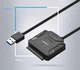 Кабель-адаптер UGREEN USB 3.0-SATA для 2,5"/3,5" жорсткого диска Black (CR108) - зображення 2