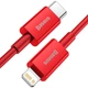 Кабель зарядный Baseus USB C - Lightning Superior Series PD 20W 2 м Red (CATLYS-C09) - изображение 2