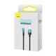 Кабель зарядный Lightning Baseus Type-C to Lightning MVP угловой 20W 1 м Black/Blue (CAVP000221) - изображение 5