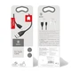 Кабель зарядный USB - Lightning Baseus Small Pretty Waist Cable 1.2 м Black (CALMY-01) - изображение 3