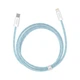 Кабель зарядний Baseus Dynamic Series USB-C to Lightning 1 m Blue (CALD000003) - зображення 2