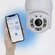 Уличная IP камера для наружного видеонаблюдения поворотная NJ PRO YCC365 WiFi система с микрофоном - изображение 3