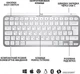 Клавіатура бездротова Logitech MX Keys Mini For Business Pale Gray (920-010609) - зображення 6