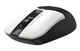 Миша бездротова A4Tech FB12 Panda USB Чорно-білий - зображення 3