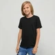Детская футболка JHK, KID T-SHIRT, базовая, однотонная, для мальчика, черная, размер 122, на 7/8 лет - изображение 3