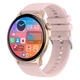 Смарт-часы XO J6 Round Smart Sports Talking Watch | Amoled, BT Call, Track, HeartRate, IP68| Розовый Золотой - изображение 1