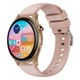 Смарт-часы XO J6 Round Smart Sports Talking Watch | Amoled, BT Call, Track, HeartRate, IP68| Розовый Золотой - изображение 3