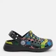 Детские кроксы-сабо для мальчика Joybees Kids Active Clog Graphic Black Spiral Tie Due UKCLG.BST. 25-26 (C8/C9) Черный/Разноцветный (810067716437) - изображение 1